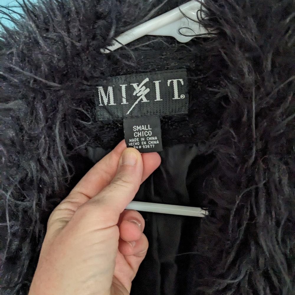 Mixit vintage faux fur coat y2k